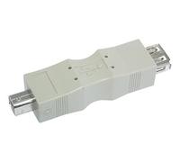Blendend Adaptador USB Tipo A Hembra a B Macho, Ideal para conectar Dispositivos como impresoras o escáneres.