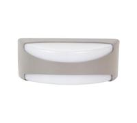 Blendend Aplique Exterior IP65 de Policarbonato en Gris, 1xe27, Dimensiones 13,2x32x13 cm, Ideal para iluminación exterior y protección contra intemperie.