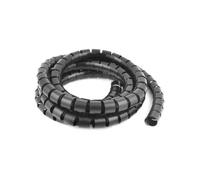 Blendend Banda enrolladora de cables en espiral 6 mm x 10 m, color negro; ideal para organizar, proteger y gestionar cables de forma efectiva.