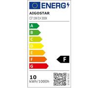 Blendend Bombilla LED C37 E14 10W 3000K, luz cálida, bajo consumo, ideal para iluminación decorativa y ambientes acogedores.