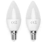 Blendend Bombilla LED C37 E14 10W, paquete de 2, con alta eficiencia energética, ideal para iluminación decorativa y ambiental en hogares.