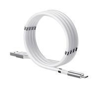 Blendend Cable de carga magnética, Super Organizado Carga Magnética Nano Data Cable compatible con Teléfono 11/XS/XS Max/XR/X/8/8 Plus/7/7 Plus/6s/6s Plus/6/6 Plus/SE/5s/5c/5/Pad/Pod (USB a Tipo C)