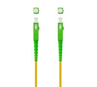 Blendend Cable de fibra monomodo SC/APC-SC/APC, 120m, LSZH; ideal para conexiones de red de alta velocidad y transmisión de datos segura.