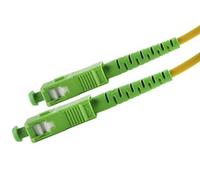 Blendend Cable de fibra óptica 9/125 SC/APC-SC/APC, 2m, ideal para conexiones de alta velocidad en redes de telecomunicaciones.