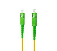 Blendend Cable de fibra óptica monomodo SC/APC-SC/APC 50m LSZH, ideal para conexiones de alta velocidad y transmisión de datos confiable.
