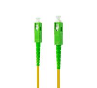 Blendend Cable de fibra óptica monomodo SC/APC-SC/APC LSZH amarillo de 40m, ideal para conexiones de red y transmisión de datos a alta velocidad.