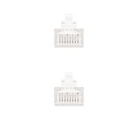 Blendend Cable de red Cat.5e UTP AWG24 blanco 2.0 m, ideal para conexiones de internet y redes locales.
