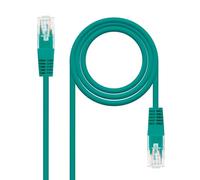 Blendend Cable de red UTP Cat.5e AWG24, 3.0m, color verde. Ideal para conexiones Ethernet en redes domésticas y de oficina.