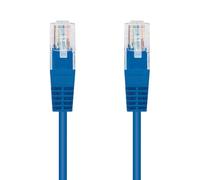 Blendend Cable de red UTP Cat.6, AWG24, azul, 1.0 m; ideal para conexiones rápidas a internet y redes locales.