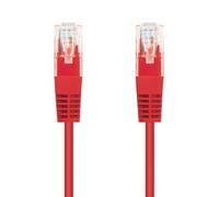 Blendend Cable de Red UTP Cat.6 AWG24 Rojo 25 cm - Conexiones rápidas y estabilidad en redes para internet y transferencia de datos.