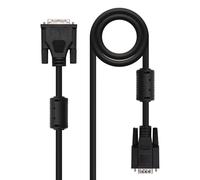 Blendend Cable DVI a SVGA 5.0m, DVI 18+5/M-HDB15/M, ideal para conectar dispositivos de video y transmisión de señal de alta calidad.