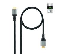 Blendend Cable HDMI 2.1 Ultra High Speed M-M 1.5m, alta velocidad, ideal para conexiones 4K, gaming y transmisión de audio y video de alta calidad.