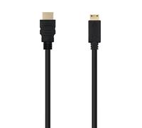 Blendend Cable HDMI a Mini HDMI V1.3, Tipo A/M a C/M, 1.8 m - Ideal para conectar dispositivos multimedia y transmisión de video de alta definición.