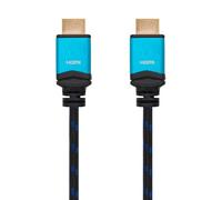 Blendend Cable HDMI V2.0 4K@60Hz 18Gbps A/M-A/M Negro 0.5 m - Ideal para transmisión de audio y video de alta definición en dispositivos compatibles.