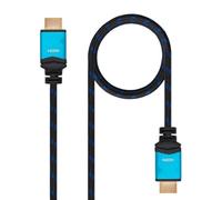 Blendend Cable HDMI V2.0, 4K@60Hz, 18Gbps, Negro, 3 m - Ideal para transmitir Video y Audio Dispositivos.