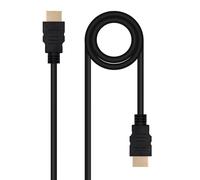 Blendend Cable HDMI V2.0, resolución 4K a 60Hz, ancho de banda 18Gbps, 0.5 m, ideal para conectar dispositivos a pantallas de alta definición.