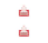 Blendend CABLE RED CAT.6 UTP AWG24, 3.0 M, ROJO - Conexión de red de alta velocidad, ideal para internet, transferencia de datos y streaming.