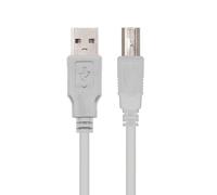 Blendend Cable USB 2.0 para impresora de 1.0 metro, con conectores tipo A/M a B/M, ideal para una conexión rápida y segura. Compatible con múltiples modelos de impresoras.
