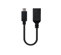 Blendend Cable USB 3.1 Gen 1, 3A, USB-C a USB-A, 15cm, OTG, para Transferencia rápida de Datos y Carga de Dispositivos.