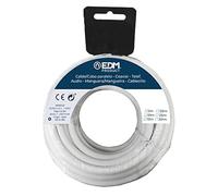 Blendend Carrete de manguera tubular blanca de 2x0,75mm y 20m de longitud. Ideal para diversas aplicaciones en jardinería y uso doméstico. Resistente y flexible, garantiza un rendimiento óptimo.