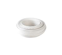 Blendend Carrete de manguera tubular H05VV-F 2x1,50 mm², 15 m, ideal para conexiones eléctricas en interiores y exteriores.