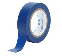 Blendend Cinta aislante de PVC, 0,13 mm de grosor, 17 mm de ancho, 10 m de longitud, azul, ideal para aislar y proteger conexiones eléctricas.