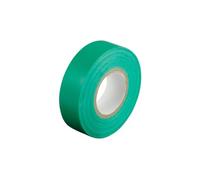 Blendend Cinta aislante de PVC 0,13 mm x 17 mm x 25 m verde, ideal para aislar y proteger circuitos eléctricos.