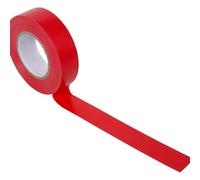 Blendend Cinta aislante de PVC 0,13x17x25m, color rojo, ideal para aislamiento eléctrico y reparaciones en hogar y oficina.