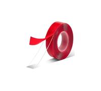 Blendend Cinta doble cara acrílica 12mm x 2mts, alta adhesión, resistente y duradera; ideal para manualidades, bricolaje y fijación de objetos.