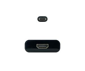 Blendend Conector USB-C a HDMI 4K, 15 cm, Color Negro; Ideal para transmitir Video de Alta definición a Pantallas externas.