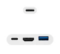 Blendend Conversor 3 en 1 USB-C a HDMI/USB/USB-C, 15 cm, Ideal para conectar Dispositivos a monitores y Compartir Contenido.