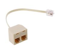 Blendend Distribuidor telefónico modular CAT 5, 8P8C, 15 cm, con conector RJ45, ideal para redes de telefonía y datos.