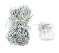 Blendend Guirnalda de luces LED 10m, blanco cálido, pilas 3AA, ideal para decorar eventos y crear ambientes acogedores.