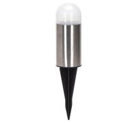 Blendend Luz Solar LED Ambiental 6500K con Estaca Redonda de Acero Inoxidable para Césped, ideal para iluminar jardines y espacios exteriores.