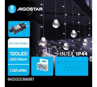 Blendend Tira de luces conectables de bajo voltaje, 12 tiras en total, blanco frío, 3m+3m*0,6m, ideal para decorar ambientes y crear atmósferas.