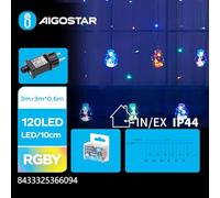 Blendend Tira de luces conectables de bajo voltaje, RGBY, 6m en total, 12 tiras, ideales para decorar y crear ambientes personalizados.