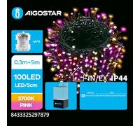 Blendend Tira de luces plana, alimentada por pilas 3AA, ideal para decoración, iluminar espacios y eventos.