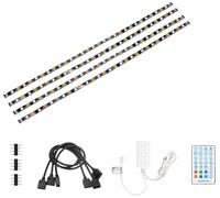 Blendend Tira de luz LED WiFi inteligente, bajo voltaje 4 x 0,5 m, ideal para iluminación decorativa y control remoto en hogares.