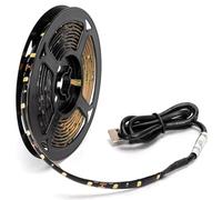 Blendend Tira de luz USB 4.9W 2m 2700K 120LED para iluminación ambiente, decoración y uso en hogares o oficinas.