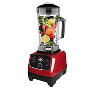 Blender Smoothie Maker with 2l Container Stainless Steel Blades Speed Control with Pulse for Ice/Frozen Dessert/Hot Soup/Nut (Red).
