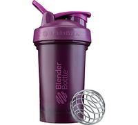 BlenderBottle Classic V2 - Botella mezcladora perfecta para batidos de proteínas y entrenamiento previo, 20 onzas, ciruela