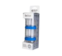 BlenderBottle GoStak 2Pak, Contenedor de suplementos alimenticios, cyan, Pak de (2x150ml)