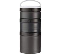 BlenderBottle ProStak Twist n' Lock - Tarros de almacenamiento de expansión con mango extraíble, color negro
