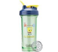 BlenderBottle Spongebob - Botella mezcladora Pro Series perfecta para batidos de proteínas y entrenamiento previo, 28 onzas, azul, ¡Im Ready!