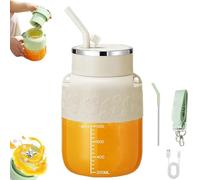 Blendgo 800 - Portable Blender, 2025 Upgrade Cordless Portable Blender, Multifunctional Large-Capacity Wireless Portablejuicercup, Electric Suitable for Picnics, Office, Gym (White)