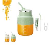 Blendgo 800 Portable Blender, Blendgo Smoothie Cup Blender, with Straw and Crossbody Strap, for Juices and Shakes (Green,K2 800ML)