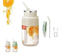Blendgo 800 Portable Blender, Blendgo Smoothie Cup Blender, with Straw and Crossbody Strap, for Juices and Shakes (White,K3 1200ML)