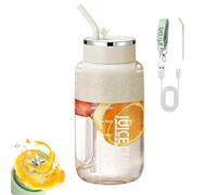 Blendgo 800 - Portable Blender, Cordless Portable Blender, with Straw and Crossbody Strap, Double-Click Quick Launch, Large-Capacity Juicer Cup, for Shakes and Smoothies (White,1200ML)