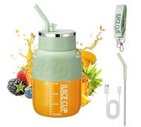 Blendgo 800 - Portable Blender, Portable Juicer, Large-Capacity Rechargeable Cordless Portables Blenders with Straw and Crossbody Strap, For Smoothies Juices and Shakes (Green)