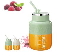Blendgo 800 Portable Blender - Rechargeable Mini Smoothie Blender with 27oz Travel Bottle, Ice Crushing Personal Blenders for Protein Shake, Juice, Gym, Outdoor (green)